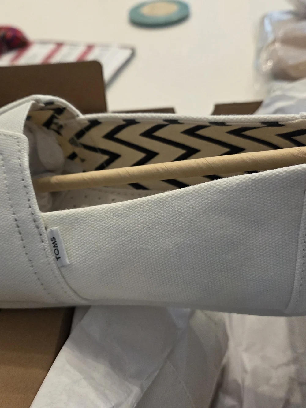 Brand New TOMS Alpargata Classic in White